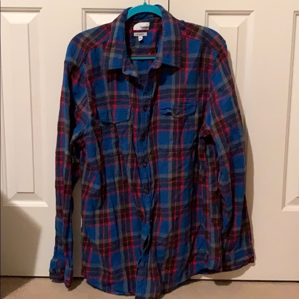 Multi colored flannel